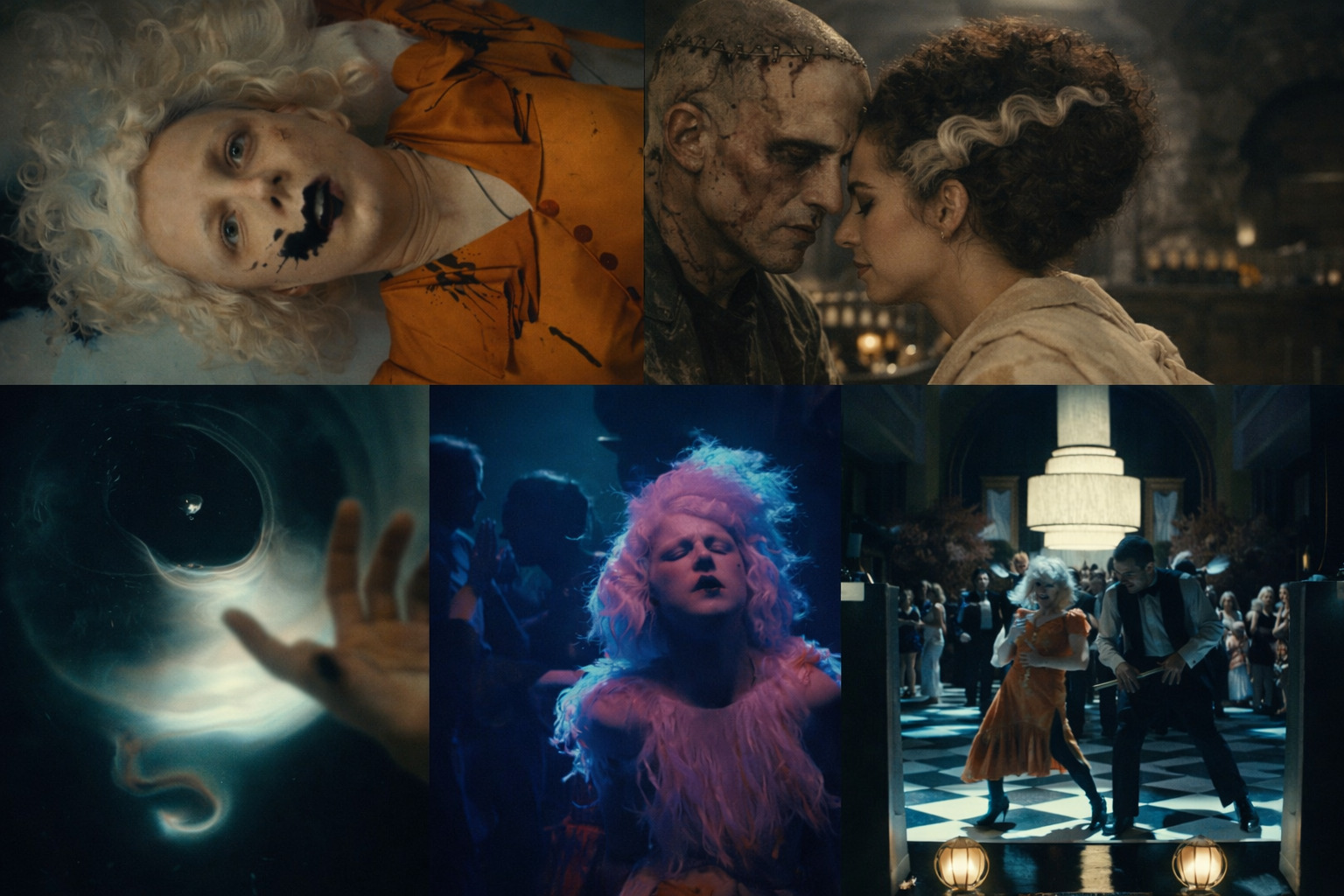 Frankenstein through fragments of creation, decay, and desire.