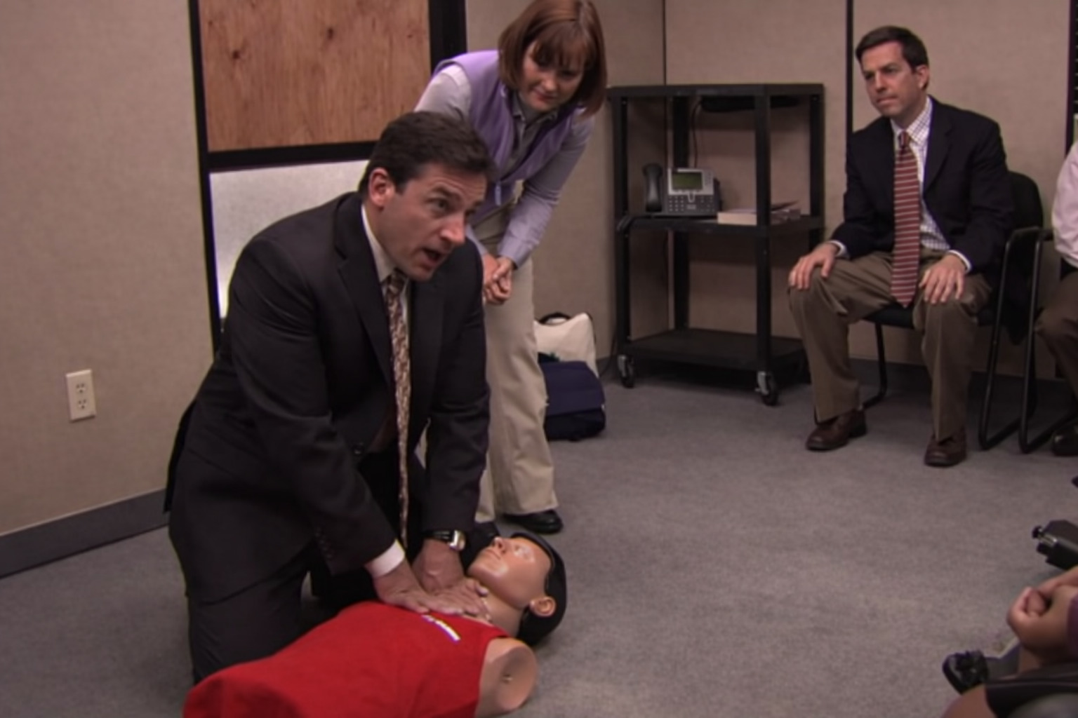 A CPR training scene from The Office that unexpectedly had real-world impact